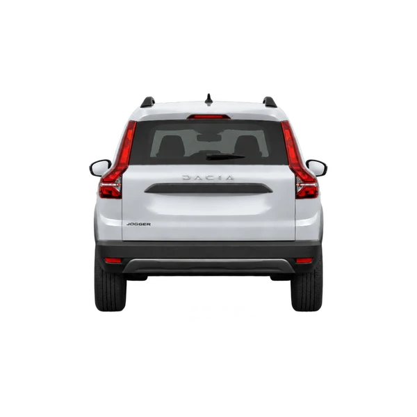 Dacia Jogger 2024 prata, vista traseira