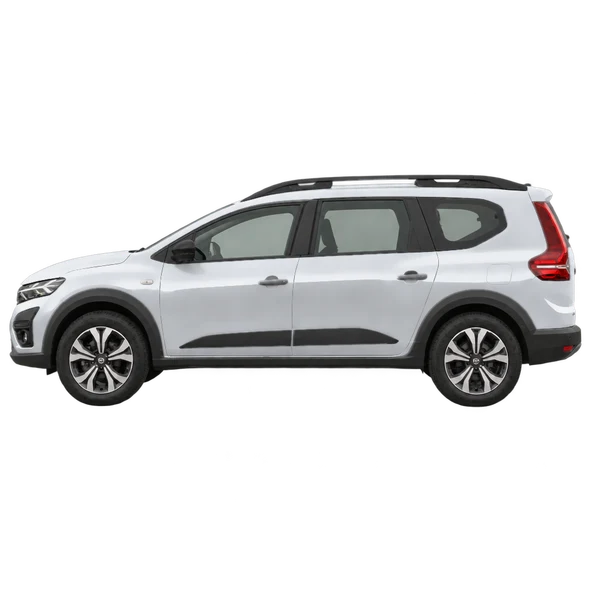 silver 2026 Dacia Jogger side (facing left) view
