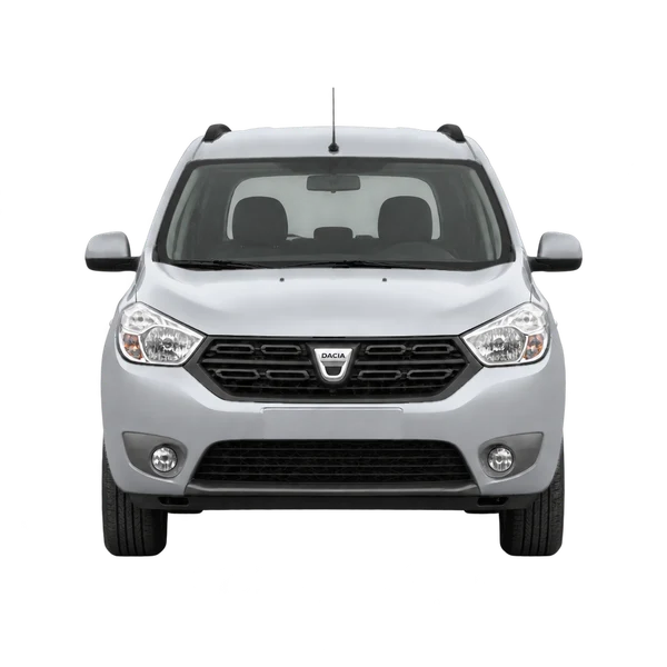 シルバーの2017 Dacia Lodgy（正面ビュー）