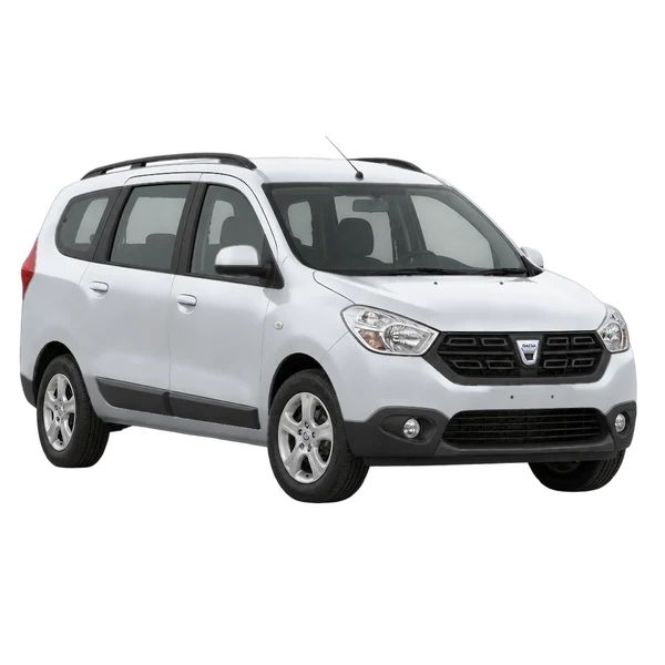Dacia Lodgy 2018 argent, vue trois-quarts avant (orienté vers la gauche)