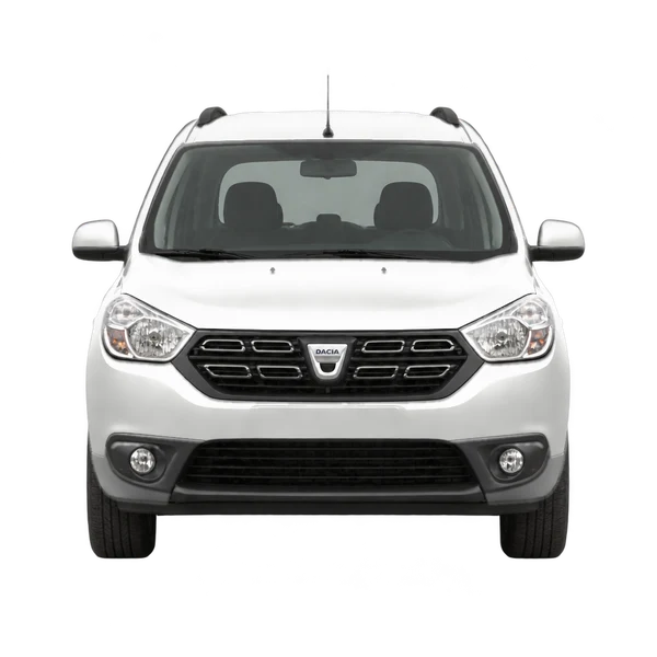 ホワイトの2021 Dacia Lodgy(正面ビュー)