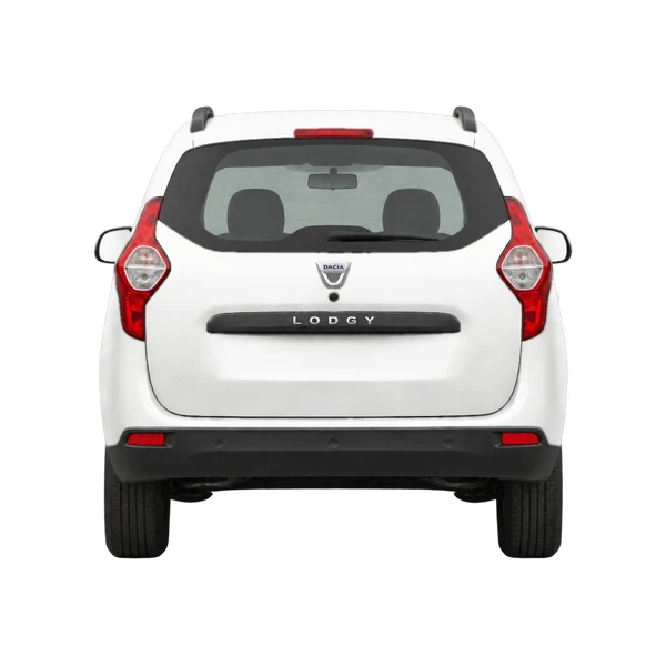 ホワイトの2021 Dacia Lodgy(リアビュー)