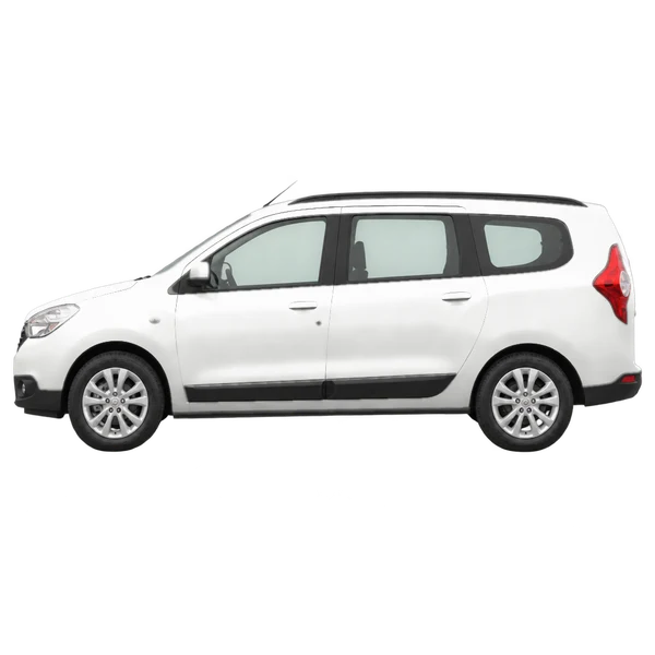 ホワイトの2021 Dacia Lodgy(側面(左向き)ビュー)