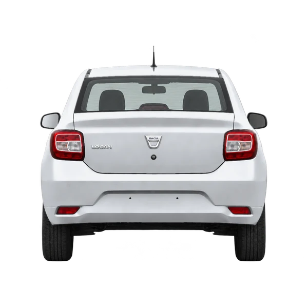 silver 2023 Dacia Logan rear view