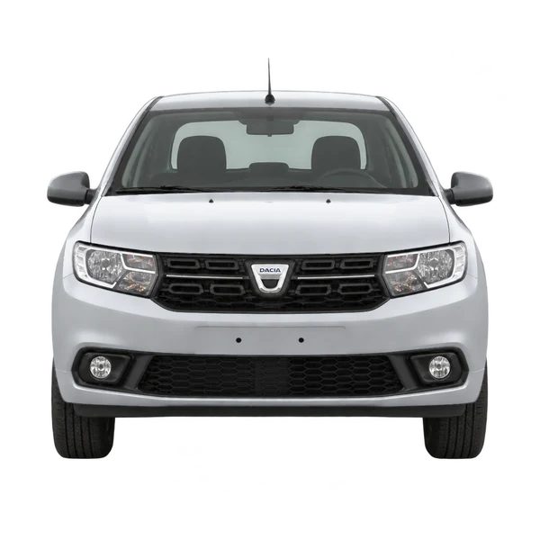 2019 Dacia Sandero in Silber, Ansicht: Front