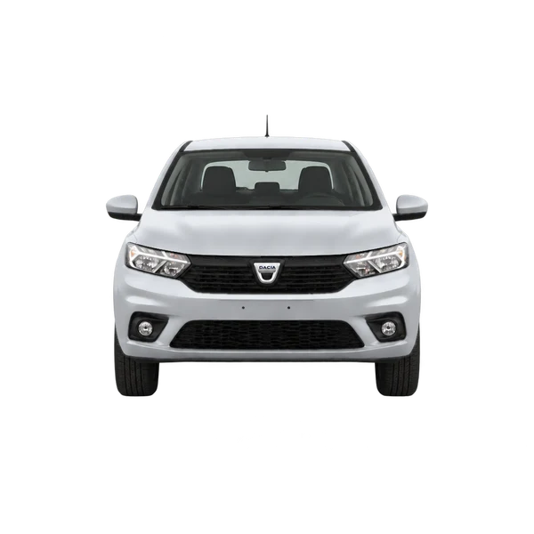 2021 Dacia Sandero in Silber, Ansicht: Front