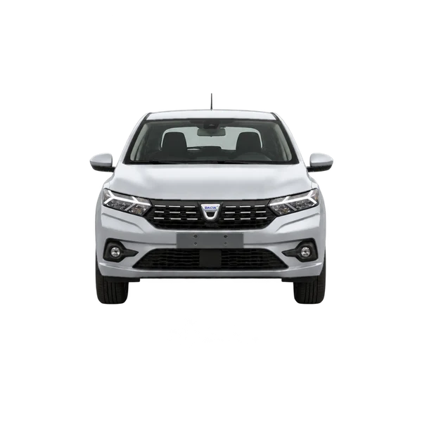 2022 Dacia Sandero in Silber, Ansicht: Front