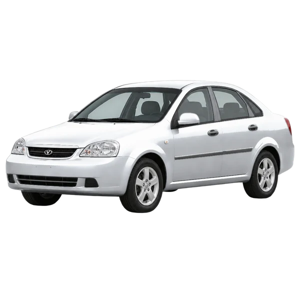 2007 Daewoo Nubira in Silber, Ansicht: Dreiviertelansicht vorne (nach links gerichtet)