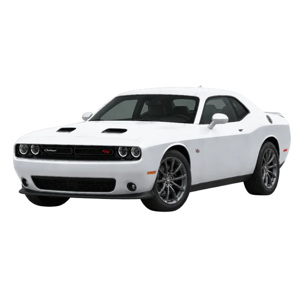 2025 Dodge Challenger in Silber, Ansicht: Dreiviertelansicht vorne (nach links gerichtet)