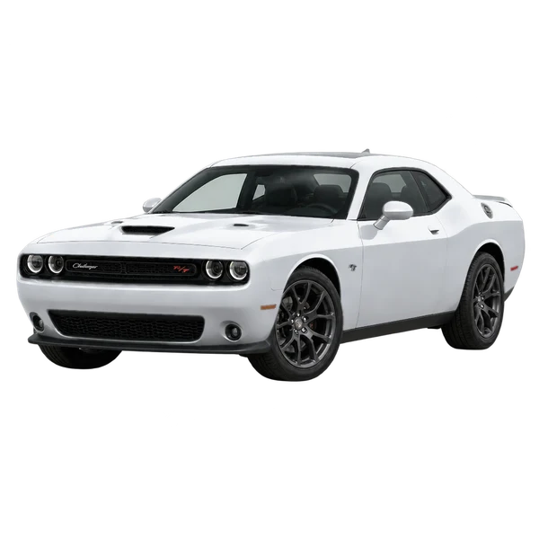 2026 Dodge Challenger in Silber, Ansicht: Dreiviertelansicht vorne (nach links gerichtet)