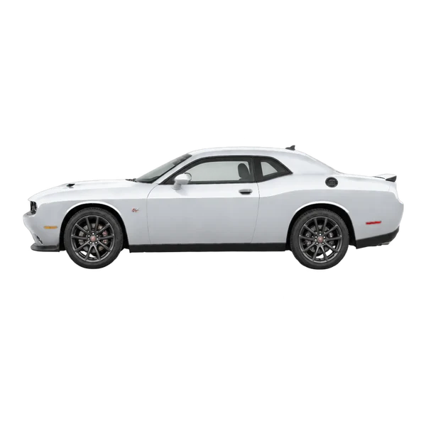 2026 Dodge Challenger in Silber, Ansicht: Seite (nach links gerichtet)