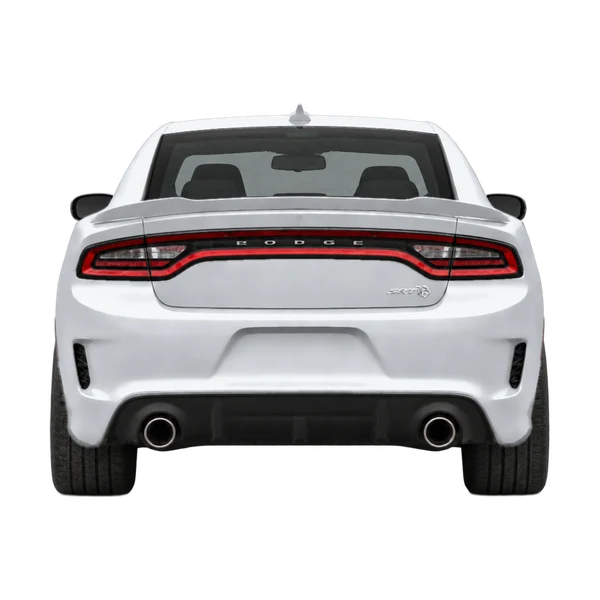 2020 Dodge Charger SRT Hellcat in Silber, Ansicht: Heck