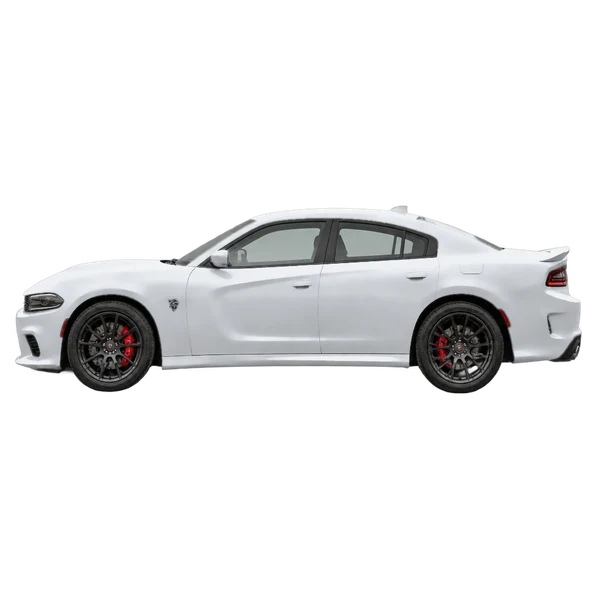 2020 Dodge Charger SRT Hellcat in Silber, Ansicht: Seite (nach links gerichtet)