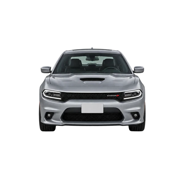 シルバーの2025 Dodge Charger（正面ビュー）