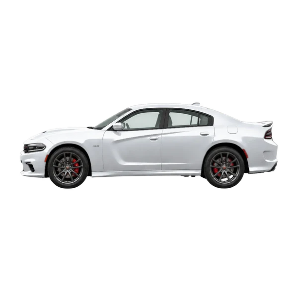 シルバーの2025 Dodge Charger（側面（左向き）ビュー）
