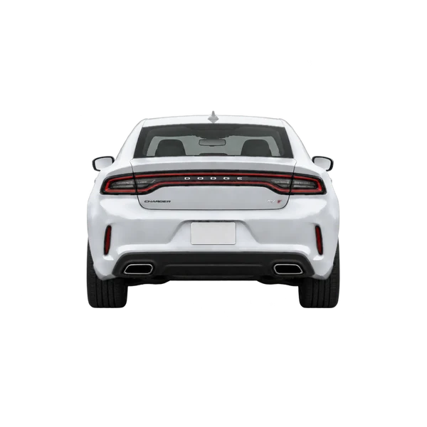 シルバーの2027 Dodge Charger（リアビュー）