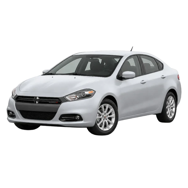 2013 Dodge Dart in Silber, Ansicht: Dreiviertelansicht vorne (nach links gerichtet)