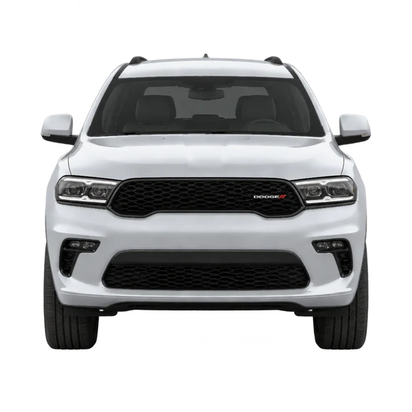 シルバーの2026 Dodge Durango AWD（正面ビュー）