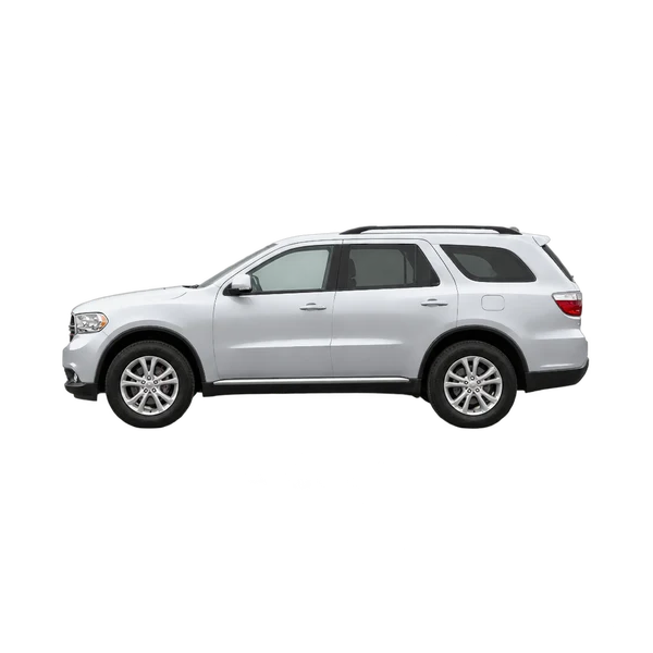 2012 Dodge Durango in Silber, Ansicht: Seite (nach links gerichtet)