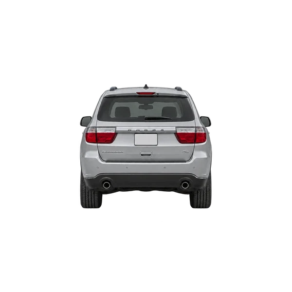 Dodge Durango 2018 باللون فضي، منظر من الخلف