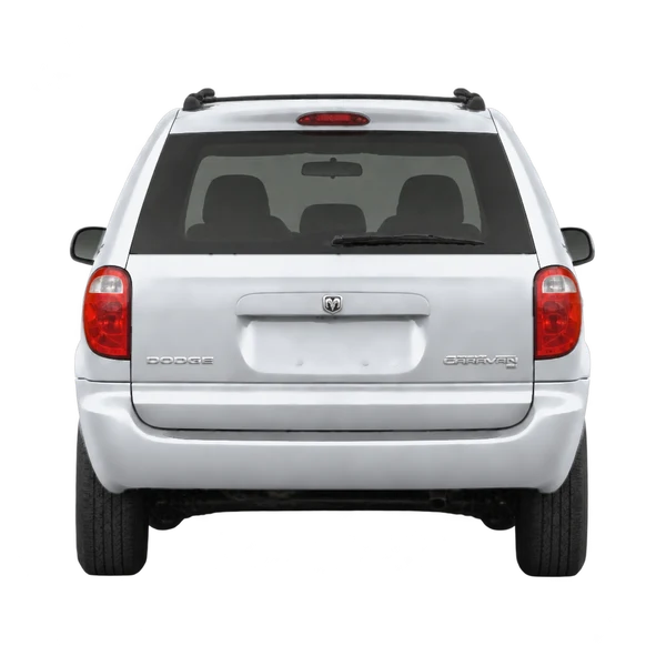 2004 Dodge Grand Caravan in Silber, Ansicht: Heck