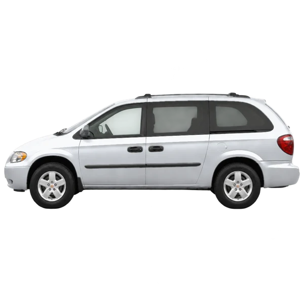 2004 Dodge Grand Caravan in Silber, Ansicht: Seite (nach links gerichtet)