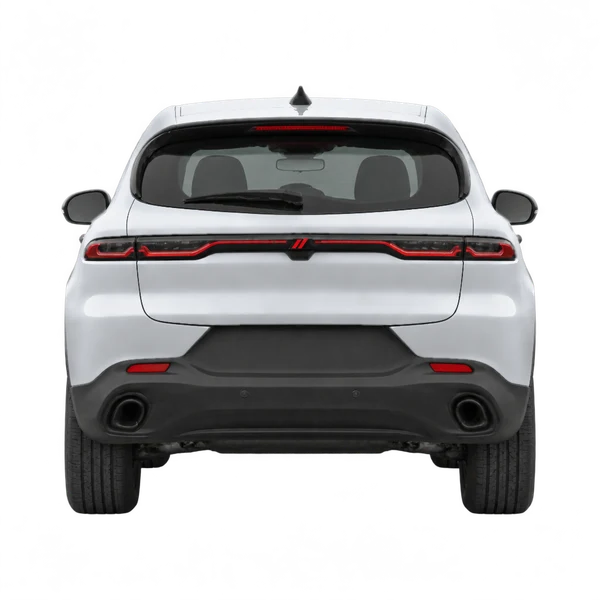 シルバーの2026 Dodge Hornet（リアビュー）