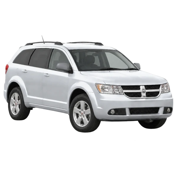 Dodge Journey 2012 prata, vista três quartos dianteiro (voltado para a direita)