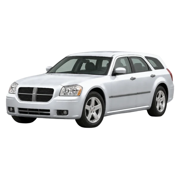2005 Dodge Magnum in Silber, Ansicht: Dreiviertelansicht vorne (nach links gerichtet)