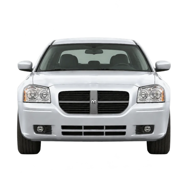 Dodge Magnum 2007 باللون فضي، منظر أمامي