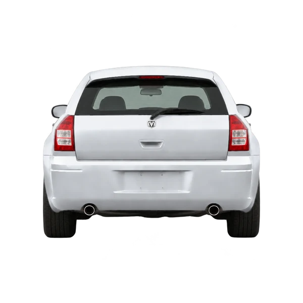 Dodge Magnum 2007 باللون فضي، منظر من الخلف