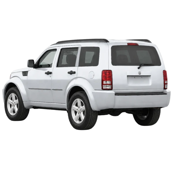 Dodge Nitro 2008 argent, vue trois-quarts arrière (orienté vers la gauche)