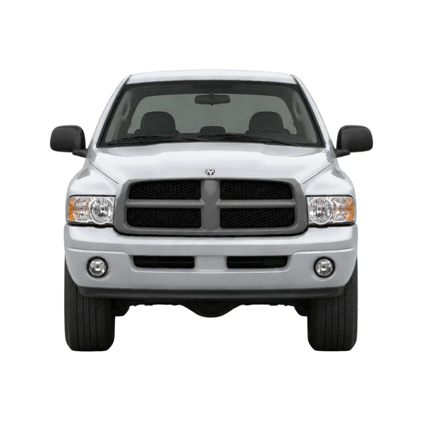 Dodge Ram 1500 2001 prata, vista frente