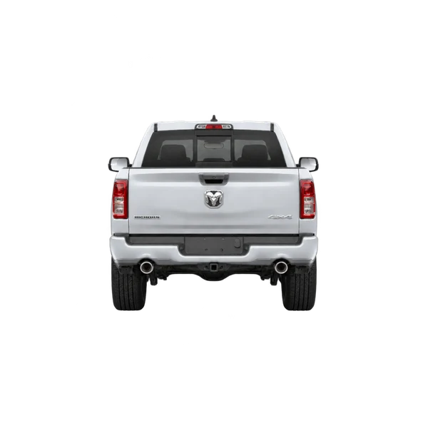 Dodge Ram 1500 2024 prata, vista traseira
