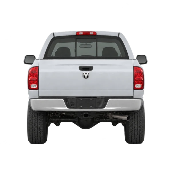 Dodge Ram 2500 2006 باللون فضي، منظر من الخلف