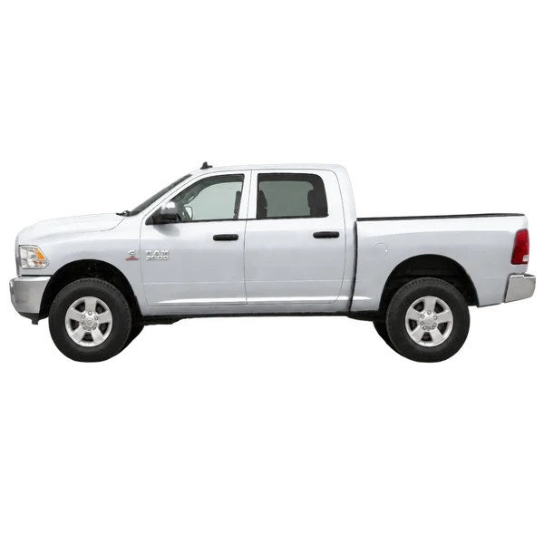 Dodge Ram 2500 2012 باللون فضي، منظر جانبي (متجه إلى اليسار)