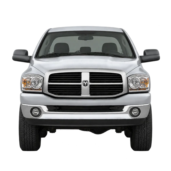 Dodge Ram 3500 2008 prata, vista frente