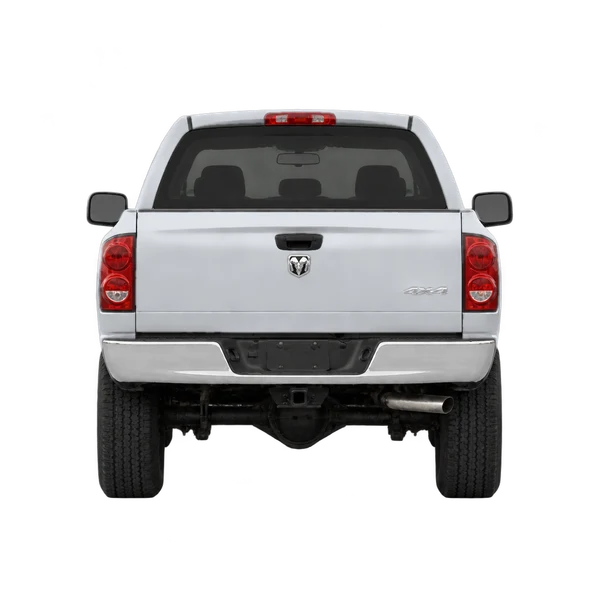 Dodge Ram 3500 2008 prata, vista traseira