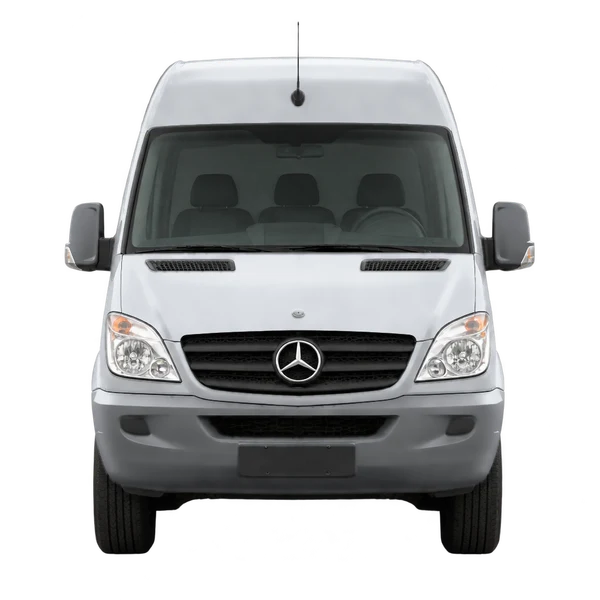 Dodge Sprinter 2009 en plateado, vista frontal