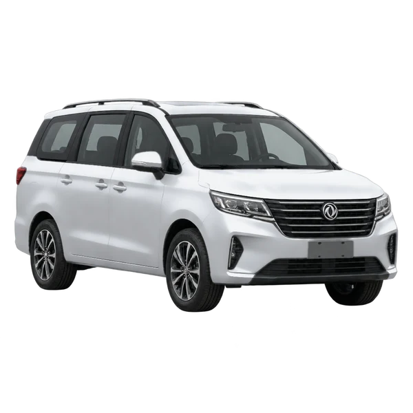 Dongfeng Box 2025 باللون فضي، منظر منظر أمامي بزاوية ثلاثة أرباع (متجه لليسار)