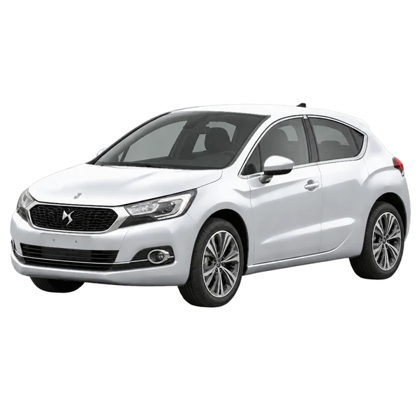 DS DS4 2016 — Front three-quarter (facing left), silver