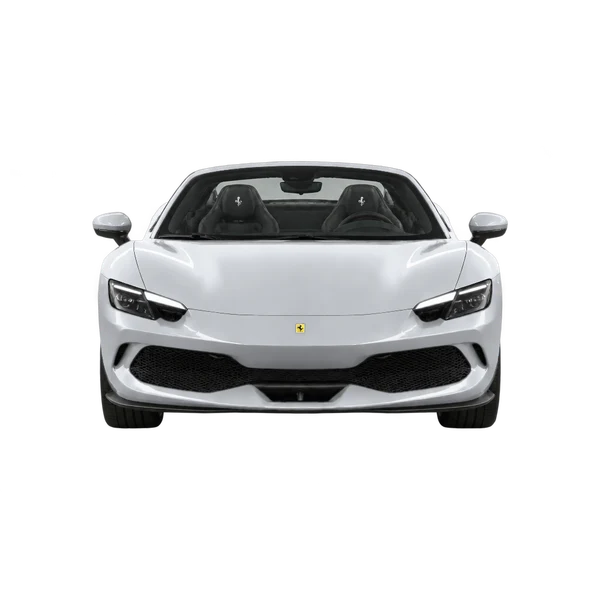Ferrari 296 GTS 2026 argent, vue avant