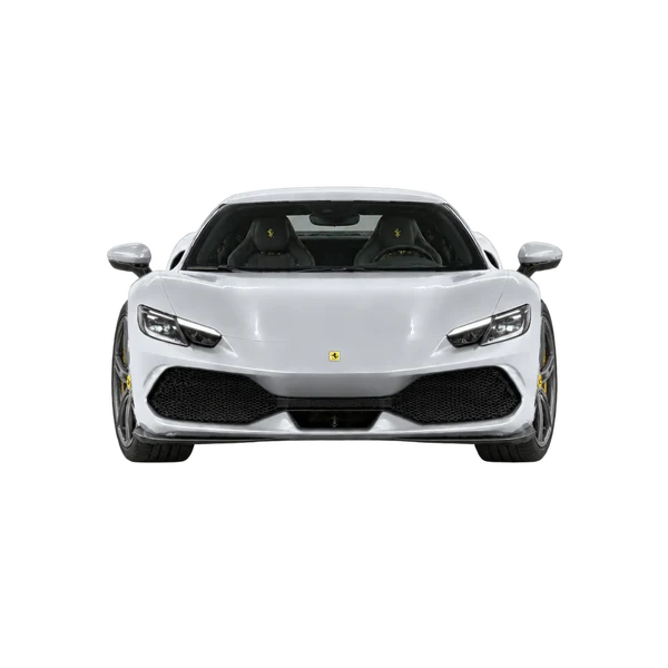Ferrari 296 Speciale 2026 باللون فضي، منظر أمامي