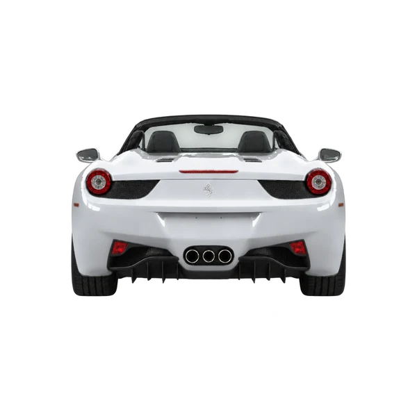Ferrari 458 Spider 2012 argent, vue arrière