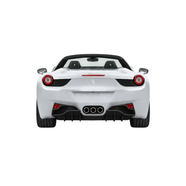 Ferrari 458 Spider 2015 argent, vue arrière