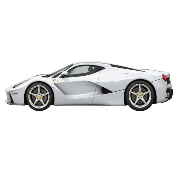 2010 Ferrari La Ferrari in Silber, Ansicht: Seite (nach links gerichtet)