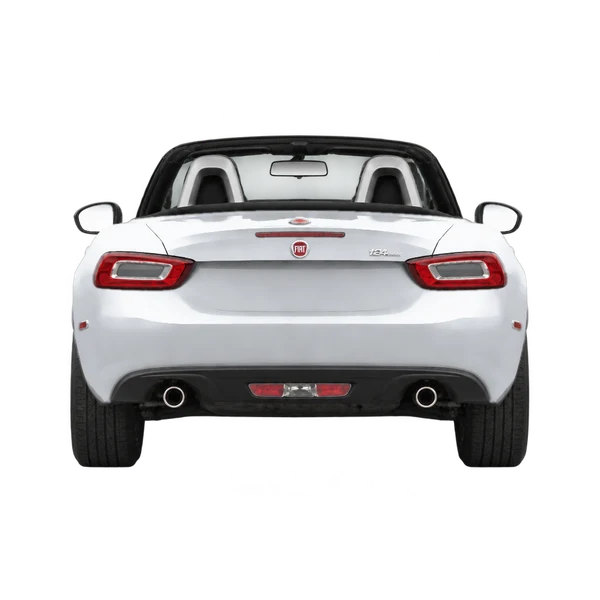 Fiat 124 Spider 2017 prata, vista traseira