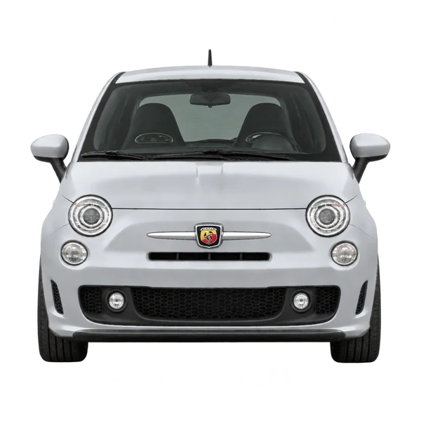 Fiat 500 Abarth 2013 en plateado, vista frontal