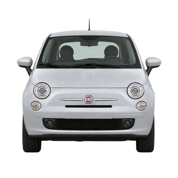 2013 Fiat 500 in Silber, Ansicht: Front