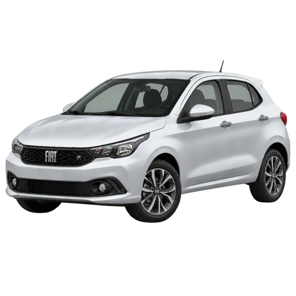 2026 FIAT ARGO — Front three-quarter (facing left), silver